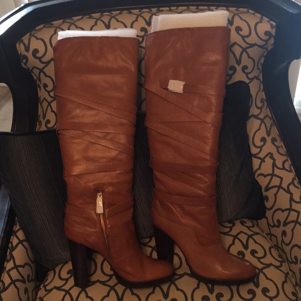 Michael Kors tall leather boots